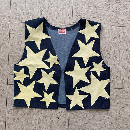 Denim Star Vest