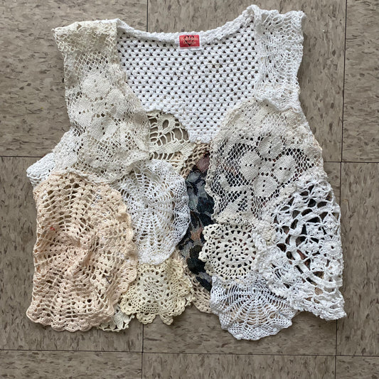 Lace Crotchet Vest